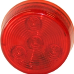 Buyers 2 Inch Red Round Marker/Clearance Light With 4 LEDs