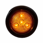 Buyers 2 Inch Amber Round Marker/Clearance Light With 4 LEDs Kit