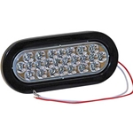 Buyers 6 Inch Clear Oval Backup Light Kit With 24 LEDs (PL-2 Connection, Includes Grommet And Plug)