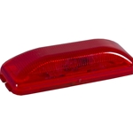 Buyers 3.75 Inch Red Rectangular Marker/Clearance Light With 2 LED