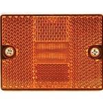 Buyers 2.875 Inch Amber Rectangular Marker/Clearance Light With Reflex With 6 LED
