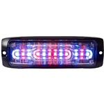 Buyers Ultra Thin Wide Angle 5 Inch LED Strobe Light - Red/Blue