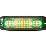 Buyers Ultra Thin Wide Angle 5 Inch LED Strobe Light - Amber/Green