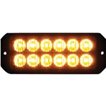 Buyers Dual Row 5 Inch LED Strobe Light - Amber