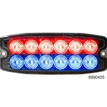 Buyers Dual Row Ultra Thin 5 Inch LED Strobe Light - Red/Blue