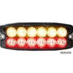 Buyers Dual Row Ultra Thin 5 Inch LED Strobe Light - Amber/Red