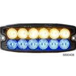 Buyers Dual Row Ultra Thin 5 Inch LED Strobe Light - Amber/Blue