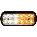 Buyers Dual Row 5.5 Inch LED Strobe Light - Amber/Clear