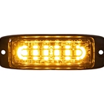 Buyers Ultra Thin Wide Angle 4 Inch LED Strobe Light - Amber