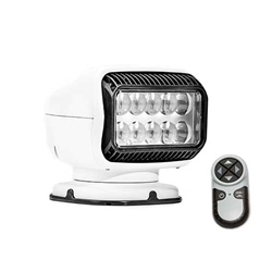 GoLight LED Searchlight Permanent Mount w/Wired Dash-Mount Remote (20004GT)