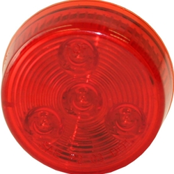 Buyers 2 Inch Red Round Marker/Clearance Light With 4 LEDs