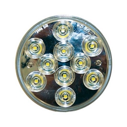 Buyers 4 Inch Clear Round Backup Light With 10 LEDs