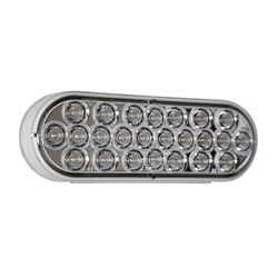 Buyers 6 Inch Clear Oval Backup Light With 24 LEDs
