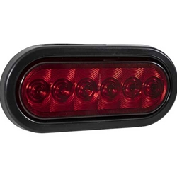Buyers 6 Inch Oval Stop/Turn/Tail Light With 6 LEDs