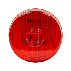 Buyers 2.5 Inch Red Round Marker/Clearance Light With 7 LED