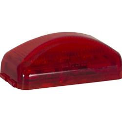 Buyers 2.5 Inch Red Surface Mount Marker Light With 3 LED