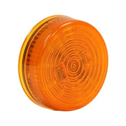 Buyers 2.5 Inch Amber Round Marker/Clearance Light With 2 LED