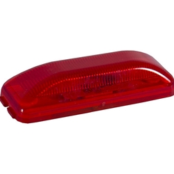Buyers 3.75 Inch Red Rectangular Marker/Clearance Light With 2 LED