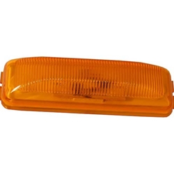 Buyers 3.75 Inch Amber Rectangular Marker/Clearance Light With 2 LED
