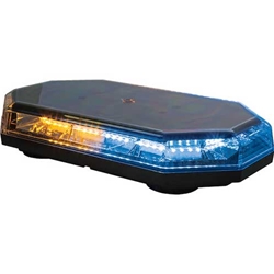 Buyers 15 Inch Octagonal LED Mini Light Bar - Amber/Blue