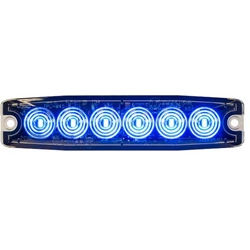 Buyers Ultra Thin 5 Inch LED Strobe Light - Blue