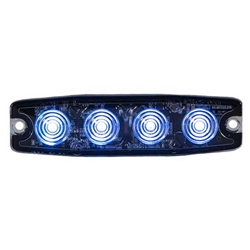 Buyers Ultra Thin 4.5 Inch LED Strobe Light - Blue