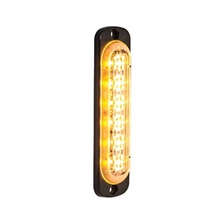 Buyers Thin 4.5 Inch Vertical LED Strobe Light - Amber