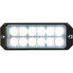 Buyers Dual Row 5 Inch LED Strobe Light - Clear