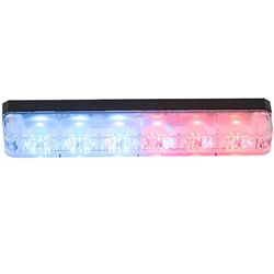 Buyers Ultra Bright Narrow Profile LED Strobe Light - Blue/Red