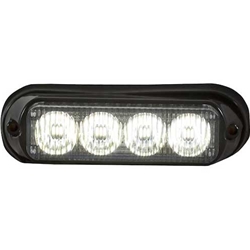 Buyers 5 Inch LED Mini Strobe Light - Clear