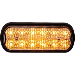 Buyers Dual Row 5.5 Inch LED Strobe Light - Amber