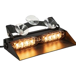 Buyers 8 In. Dashboard Light Bar With 8 LED's - Amber