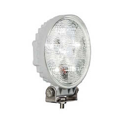 Buyers 4.5 Inch LED Flood Light With White Housing - Clear