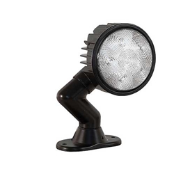 Buyers Articulating 5 Inch Wide Round LED Flood Light