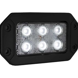 Buyers Recessed 6.5 Inch Wide Rectangular LED Flood Light