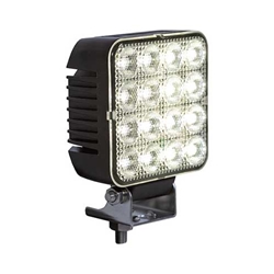 Buyers Ultra Bright 4.5 Inch LED Combination Flood/Strobe Light - Square
