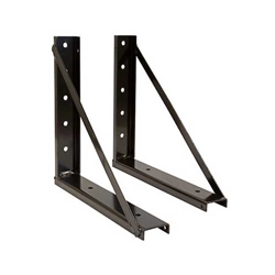 Buyers 18x24 Inch Welded Black Structural Steel Mounting Brackets