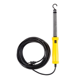 Corded LED Work Light, 60 Bright LEDs, 25 Foot 18/2 Cord, with Magnet, Top Hook and Rocker Switch