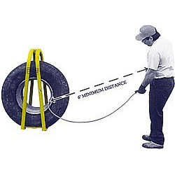 12 Foot Tire Inflator With Lock On Chuck