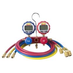 2-Way Manifold with Digital Gauges and 60in Enviro-Guard Hoses