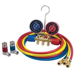 A/C R-134A Manifold Gauge Set with 72in Hose and Couplers