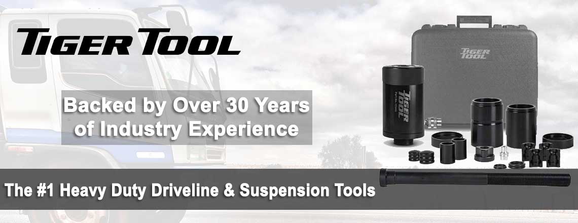 Tiger Tool Backed by over 30 years of industry experience. The #1 Heavy Duty Driveline & suspension tools.