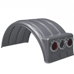Minimizer 1900 Series Poly Truck Fender Kit for Dual 19.5" Wheels