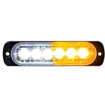Buyers Thin LED Strobe Light 4.5 Inch - Amber/Clear
