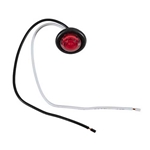 Buyers .75 Inch Round Marker Clearance Lights - 1 LED Red With Stripped Leads