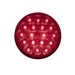 Buyers 4 Inch Red Round Stop/Turn/Tail Light With 18 LEDs