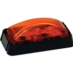Buyers 2.5 Inch Amber Surface Mount/Marker Clearance Light Kit With 3 LEDs (PL-10 Connection, Includes Bracket And Plug)