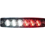 Buyers Ultra Thin 5 Inch LED Strobe Light - Clear/Red