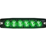 Buyers Ultra Thin 5 Inch LED Strobe Light - Green