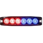 Buyers Ultra Thin 5 Inch LED Strobe Light - Red/Blue